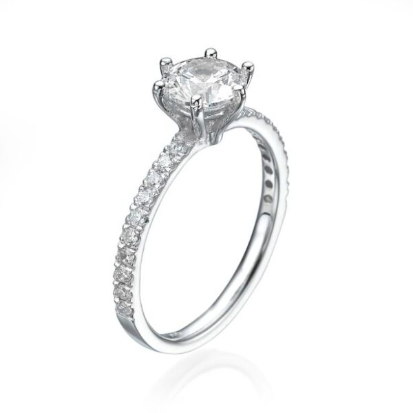 Helena Weiss Gold Verlobungsring mit Labordiamanten