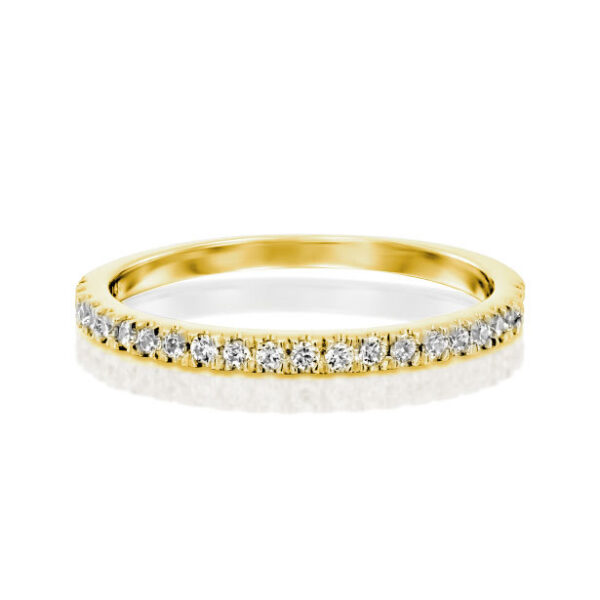 new mia gold_band Verlobungsring mit Labordiamanten in Wien