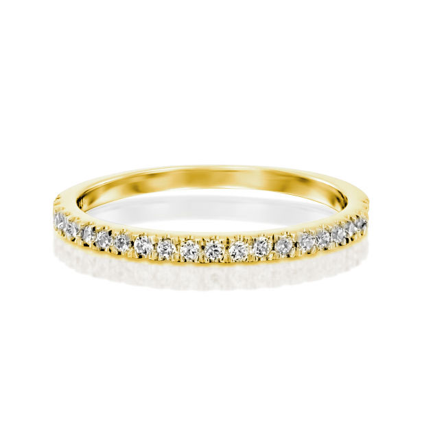 new mia gold_band Verlobungsring mit Labordiamanten in Wien