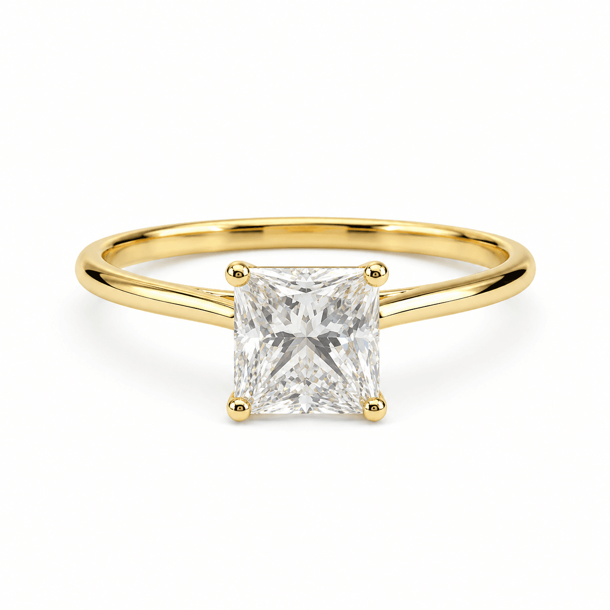 Princess engagement ring Vienna lab grown diamond