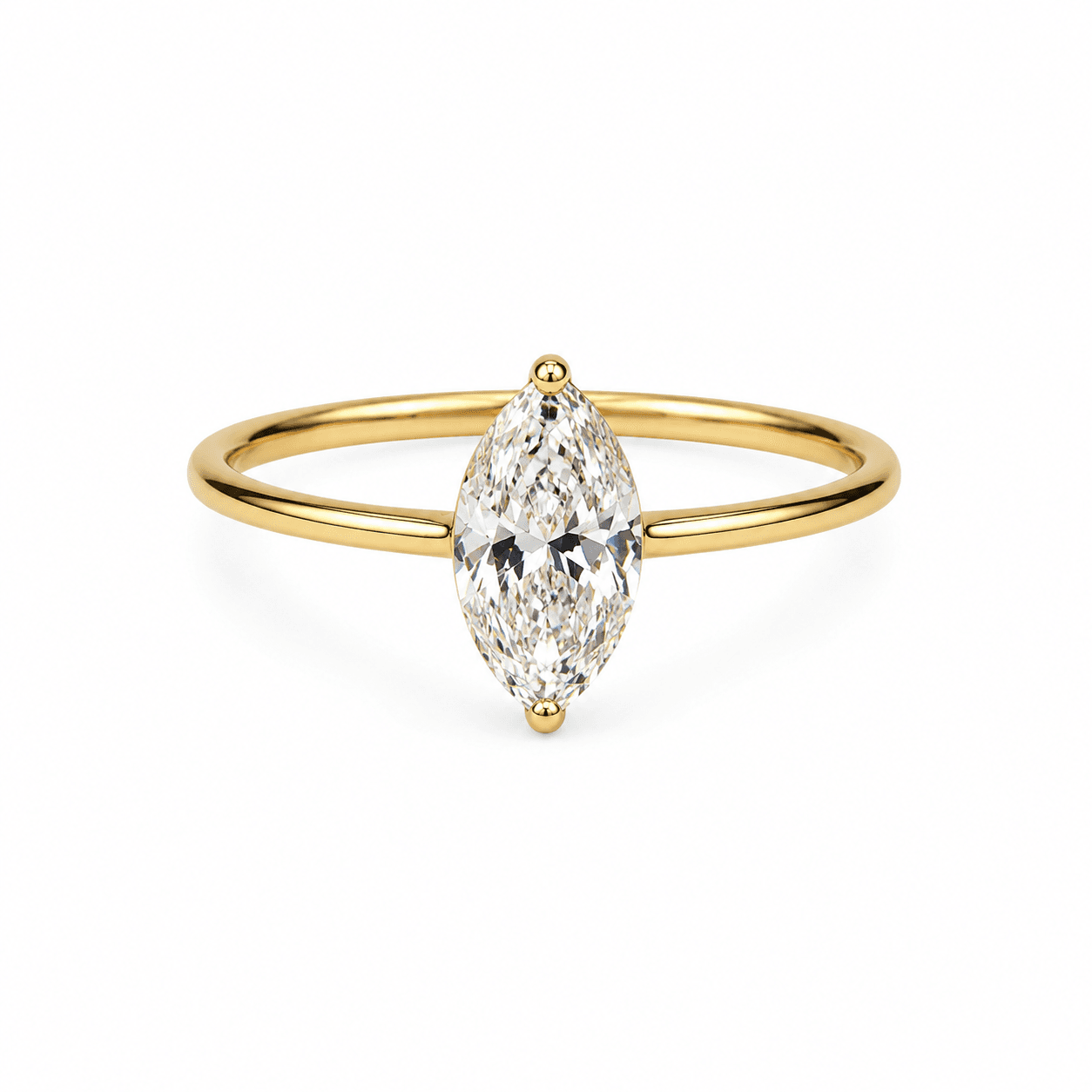 Marquise engagement ring Vienna lab grown diamond